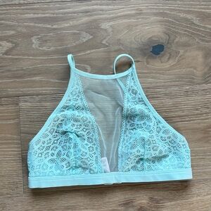 Women's Lace Bralette - aqua